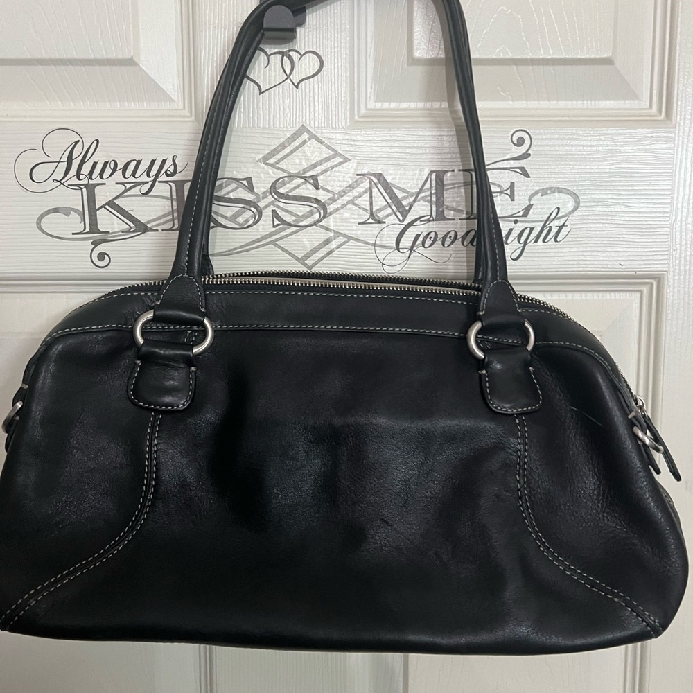 Cole Haan Black Leather Shoulder Bag